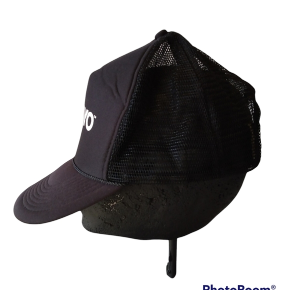 Otto Collection retro black trucker cap. - Picture 4 of 6